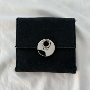 Gucci Black Monogram Wallet